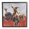 Stupell Industries Rustic Western Cowboy Wild Horse Lasso, 12" x 12"